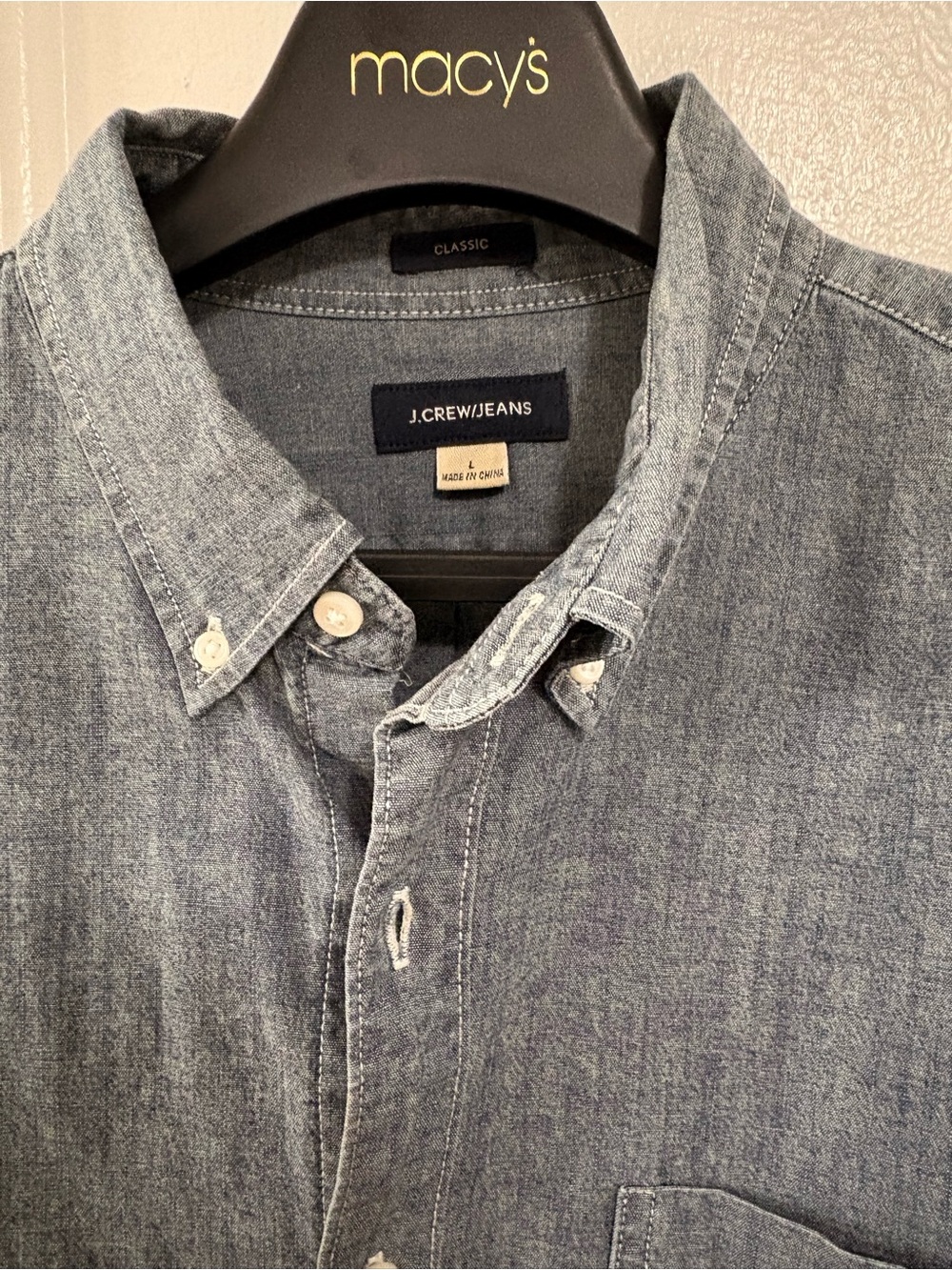 J.Crew Men’s Chambray Shirt